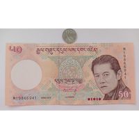Werty71 Бутан 50 нгултрум 2013 UNC банкнота