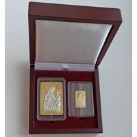 Икона Пресвятой Богородицы Барколабовская. Подарочный набор из двух монет 50 и 20 рублей