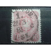 Германия 1880 Стандарт, герб 10 пф Михель-1,5 евро гаш