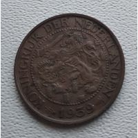Нидерланды 1 цент, 1939 8-9-39