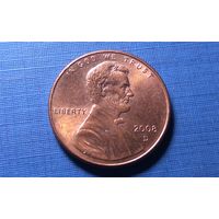 1 цент 2008 D. США.