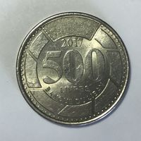 Ливан 500 ливров, 2017 (голограмма)