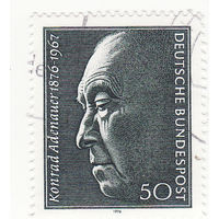 Столетие со дня рождения доктора Конрада Аденауэра (1876-1967) 1976 год