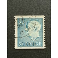 Швеция 1962. Король Швеции Густав VI Адольф