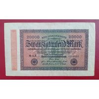 Германия, 20 000 марок, 1923 г., VF