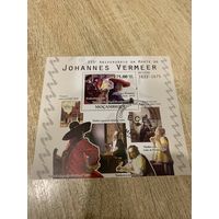 Мозамбик 2010. 335 годовщина Johannes Vermeer. Малый лист