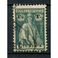 Португальские колонии - Индия - 1922 - Жница 1 1/2T - [Mi.362] - 1 марка. Гашеная.  (Лот 123BJ)