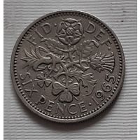 6 пенсов 1965 г. Великобритания