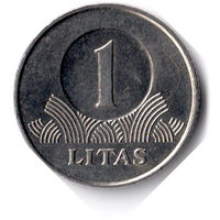 Литва. 1 лит. 2002 г.