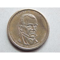 США 1 доллар 2009г.Джеймс К.Полк (11-ый президент).