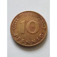 10 пфеннигов 1970 F