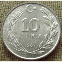 10 лир 1987 Турция