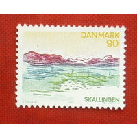 Дания. Пейзажи. Туризм. ( 1 марка ) 1977 года. 8-2.