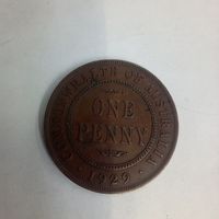 Австралия 1 пенни, 1929