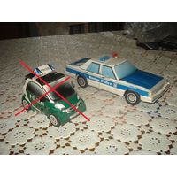 Бумажные модели полицейски машин MB Smart (ФРГ) и Ford (США)