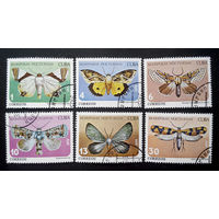 Куба 1979 г. Бабочки. Фауна, полная серия из 6 марок #0074-Ф1