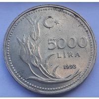 Турция 5.000 лир, 1993 (4-3-8)
