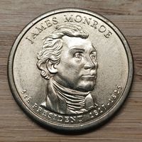 США 1 Доллар 2008. 5-й Президент - Джеймс Монро (D)