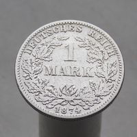 Германия 1 марка 1874 Е