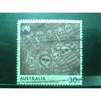 Австралия 1984 рисунок аборигенов