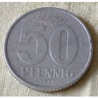 ГДР. 50 пфеннигов  1971 года. A