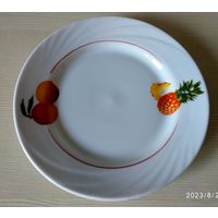 Тарелка, с рисунком фруктов,фарфор,СССР