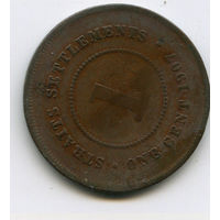 1 цент - Стрейтс Сеттлементс - 1907