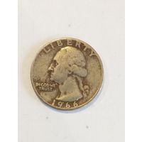 США 25 центов 1966 года .