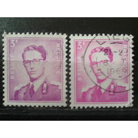Бельгия 1958 Король Болдуин  3 франка Оттенки цвета