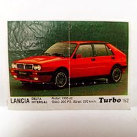 Turbo #152 (Турбо) Вкладыш жевачки Турба. Жвачки