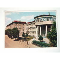 Минск 1950 е годы Библиотека имени Ленина Открытка