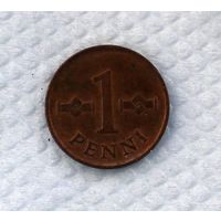 Финляндия 1 пенни, 1964