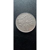 Ямайка 10 центов 1986 г.
