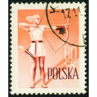 Спорт Польша 1959 год 1 марка