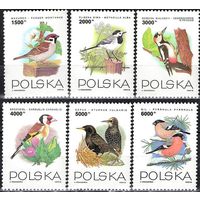 Польша 1993 ** Птицы Фауна 6м Мих 3458-3463