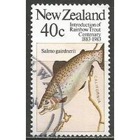 Новая Зеландия. 100 лет разведения форели. 1983г. Mi#864.