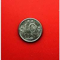 54-25 Антильские острова, 10 центов 1976 г.
