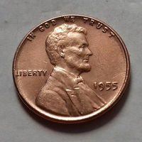 1 цент, США 1955 г.