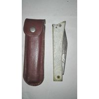 Нож РУСАЛКА (ссср)в кожаном чехле