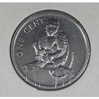 Острова Кука 1 цент 2003 Обезьяна