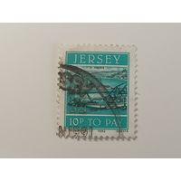Джерси 1982. Почтовые марки, подлежащие оплате - гавань Джерси