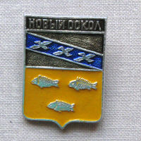Значок герб города Новый Оскол 13-04