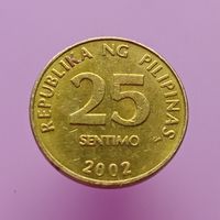 Филиппины 25 сентимо 2002