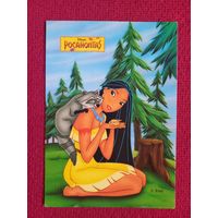 Открытка Pocahontas Disney. Чистая.