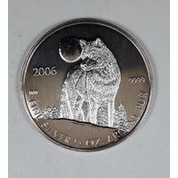 Канада 1 доллар 2006 Серый волк.
