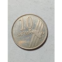 Узбекистан 10 сумов 2001 года .
