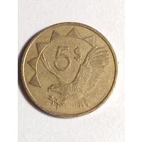 Намибия 5 долларов 1993 года