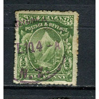 Новая Зеландия - 1902/1907 - Маунт-Кук 1/2Р - [Mi.99xC] - 1 марка. Гашеная.  (Лот 10Dc)