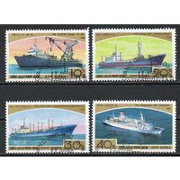 Корабли КНДР 1988 год серия из 4-х марок