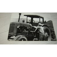 Черно-белое фото "Трактор"\1